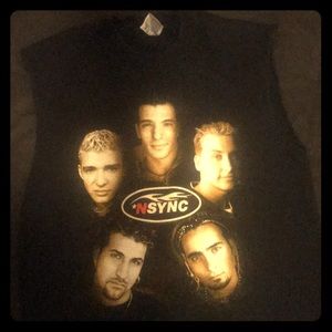*NSYNC Concert Sleeveless T-shirt from 2002 Tour